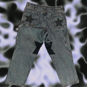 2. OK clothing! star design jeans